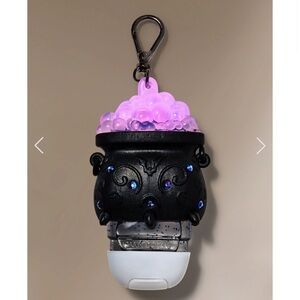 Black and Purple Cauldron Hand Sanitizer Holder